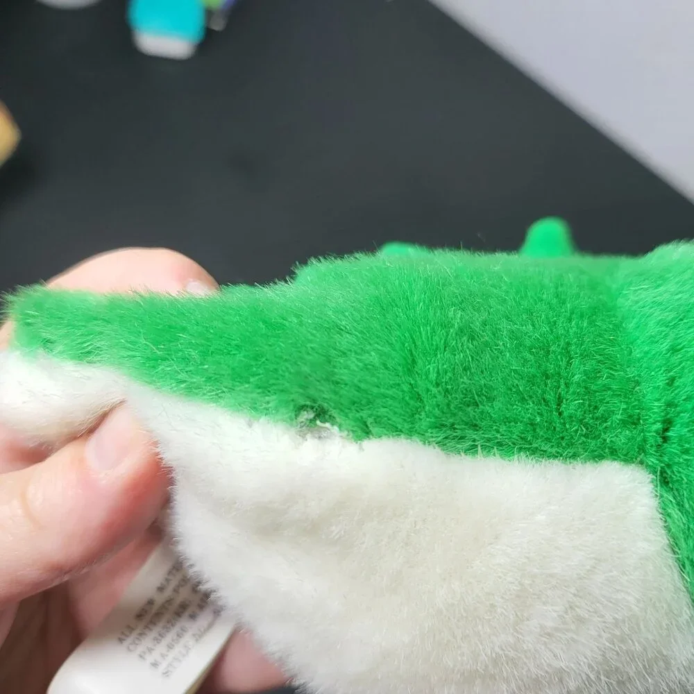 Vintage 1991 Prestige Toy Green Stegosaurus Dinosaur Plush‎ Stuffed Animal Vtg